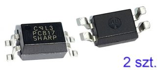 Optoizolator Transoptor Optocoupler PC817 SMD (x2)