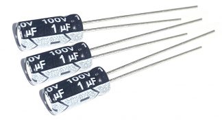 3x Kondensator elektrolityczny 100V / 1uF (1µF)