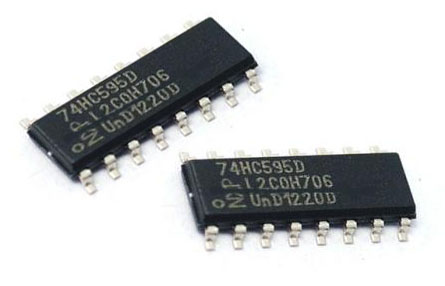 2x 74HC595 SMD Rejestr Przesuwny Arduino Expander