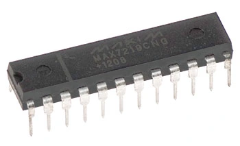 Sterownik MAX7219: 64xLED, 8x8 matryca, DIP-24