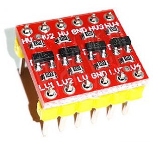 Konwerter poziomów logicznych 3.3 / 5V ARDUINO 4-kanałowy