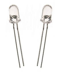 Komplet: 2x Dioda Podczerwona, 5mm, zestaw LED IR