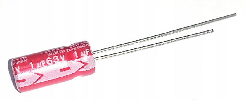 Kondensator elektrolityczny Wurth 63V / 1uF (1µF)