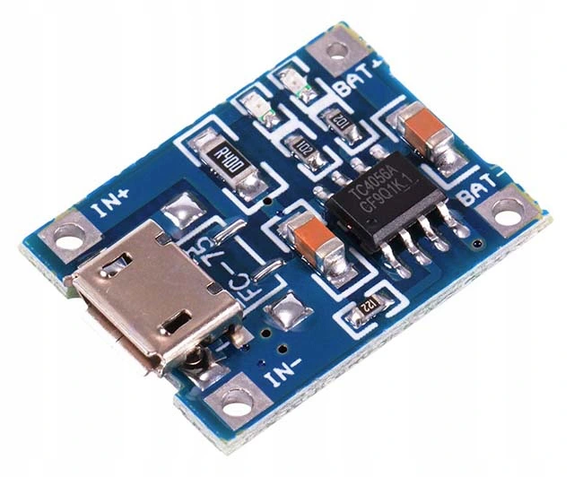 Ładowarka akumulatorów Li-Ion TP4056 MikroUSB 1A